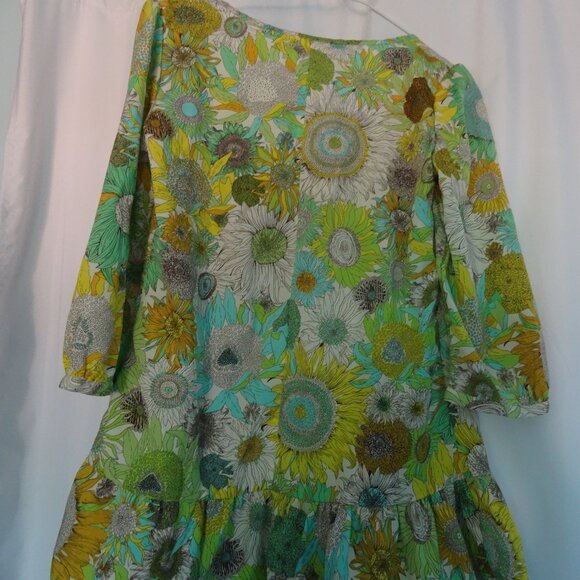 womens patterned vintage stunning blouse size XS - brand new - Picture 2 of 9